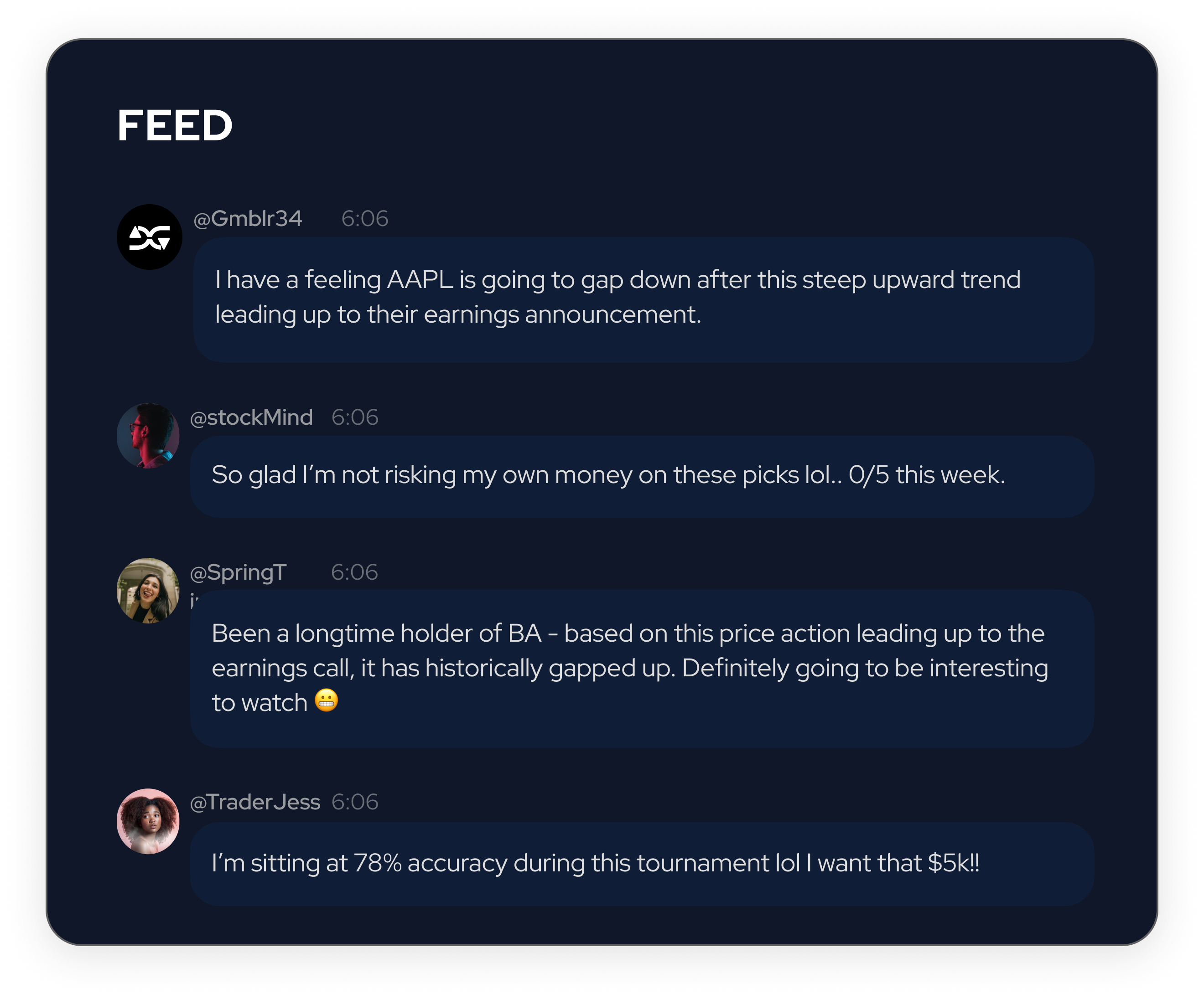 Market banter Image